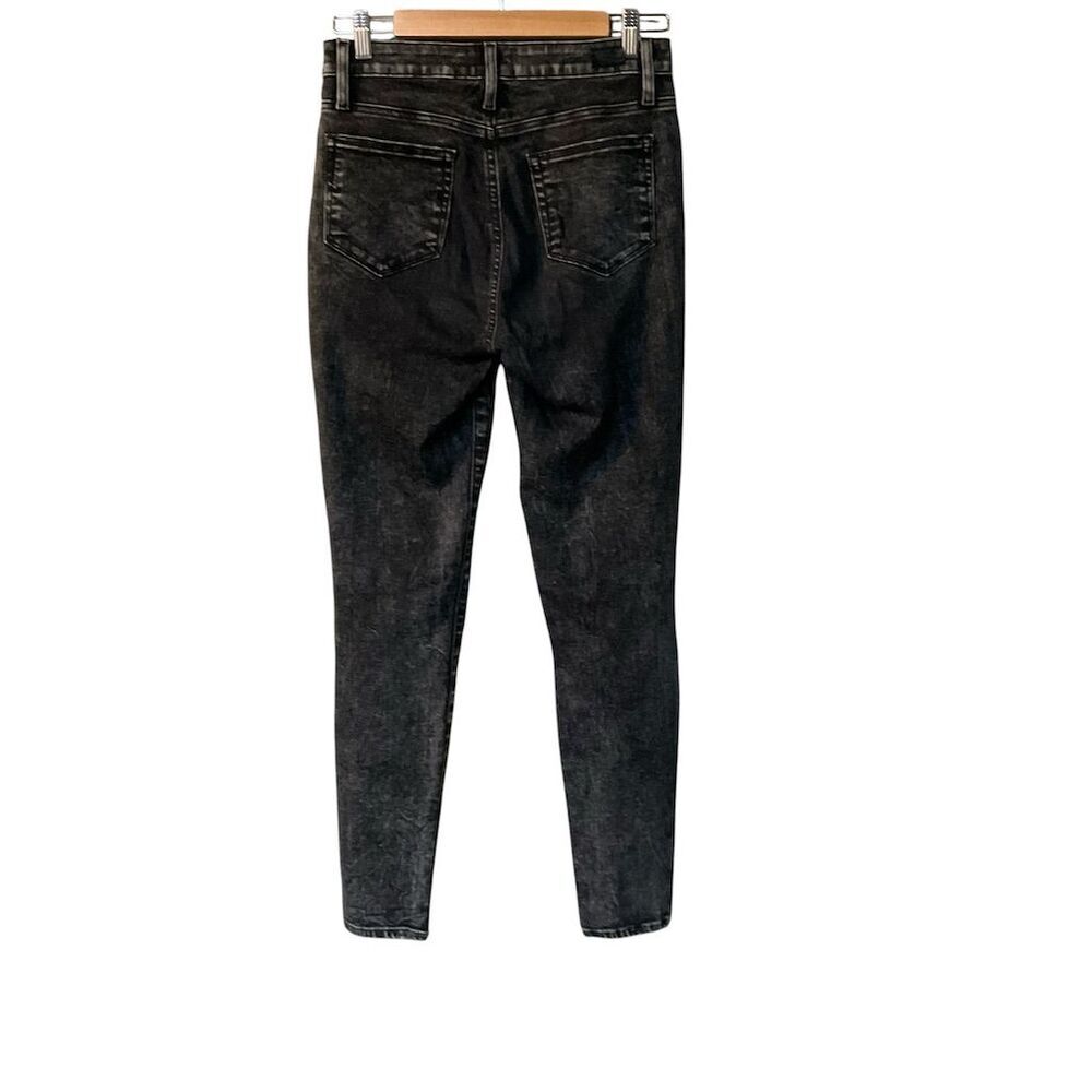 Paige Margot Ultra Skinny Jeans Women's Size 27 Black Wash High Rise Den… - Picture 4 of 11